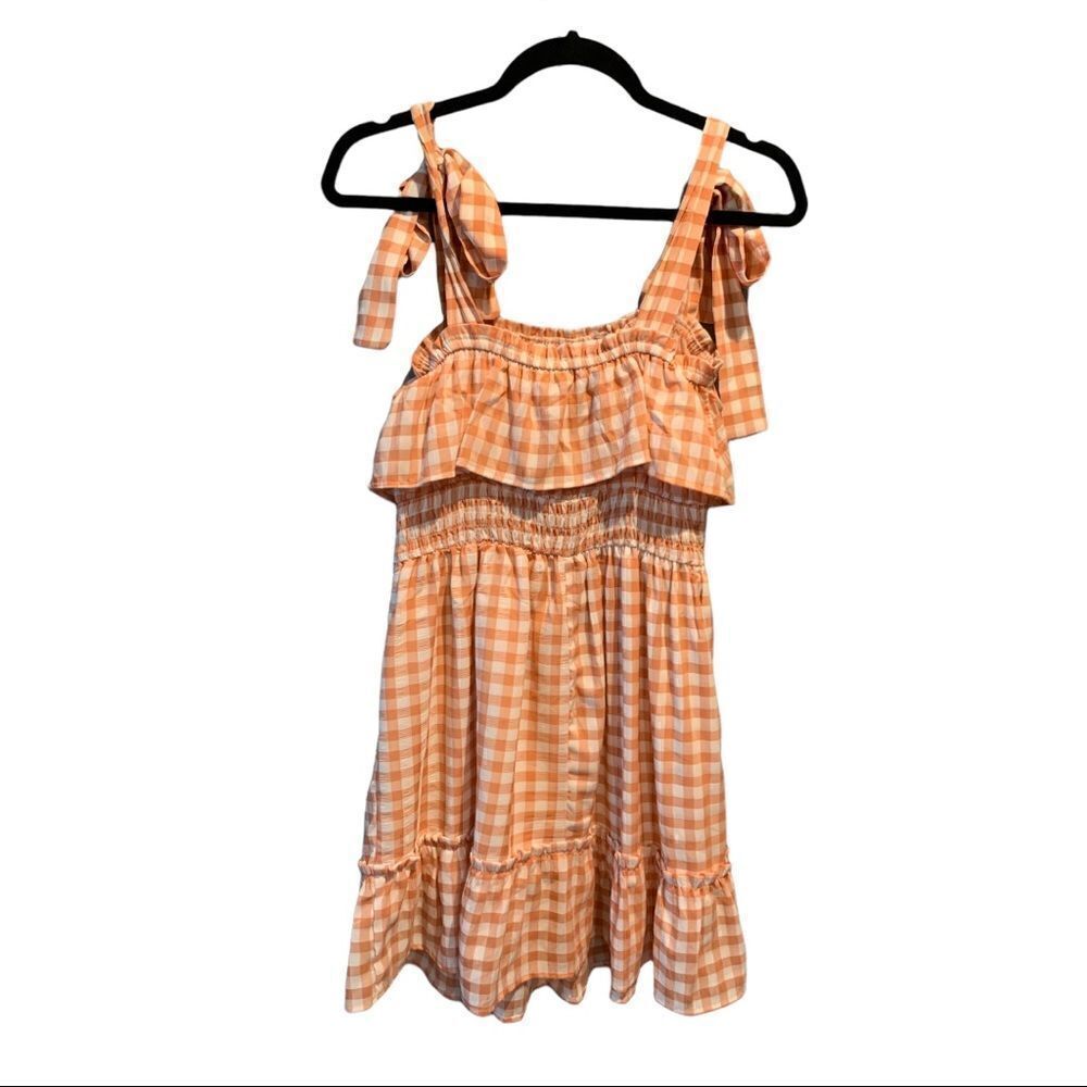 Gingham MIDI Dress   